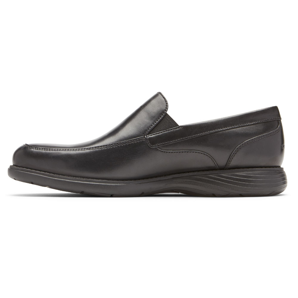 Rockport Loafers For Mens Black - Garett Venetian - RZ4163297